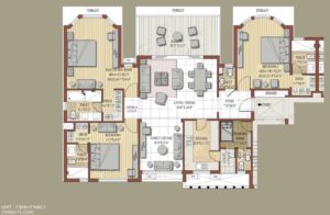 Jaypee Knight Court Floor Plan