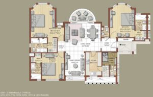 Jaypee Knight Court Floor Plan
