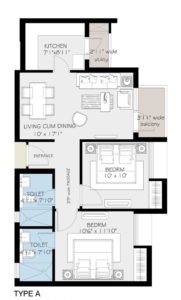 Jaypee Kube Floor Plan