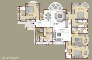 Jaypee Knight Court Floor Plan