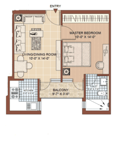 Jaypee Kasa isles 1Bhk
