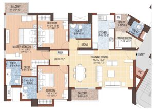 TYPE B13Bhk+S 2010 Sqft