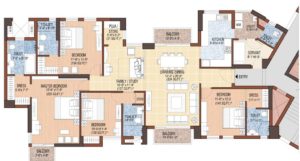 Garden Isles 4BHK+S 2800 Sqft