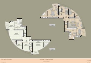 3Bhk+S SUN COURT 3850 Sqft