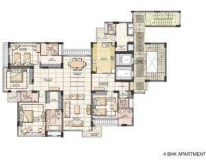 jade apartment 4Bhk+S 3923 Sq.ft