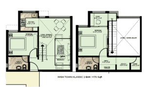 KLASSIC 2 BHK 1170 Sqft