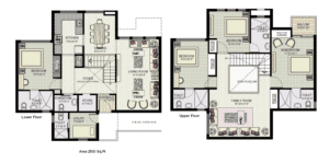 jaypee Wishtown Klassic noida 2500 Sq.ft Duplex